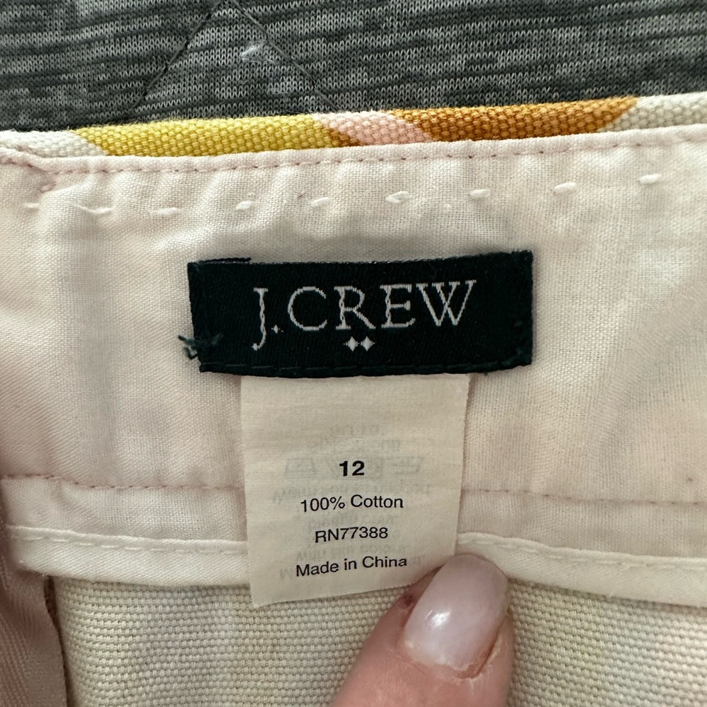 ❤️❤️ 4 for 25$ ❤️❤️ J Crew Linen Skirt. Size 12 - Picture 5 of 5